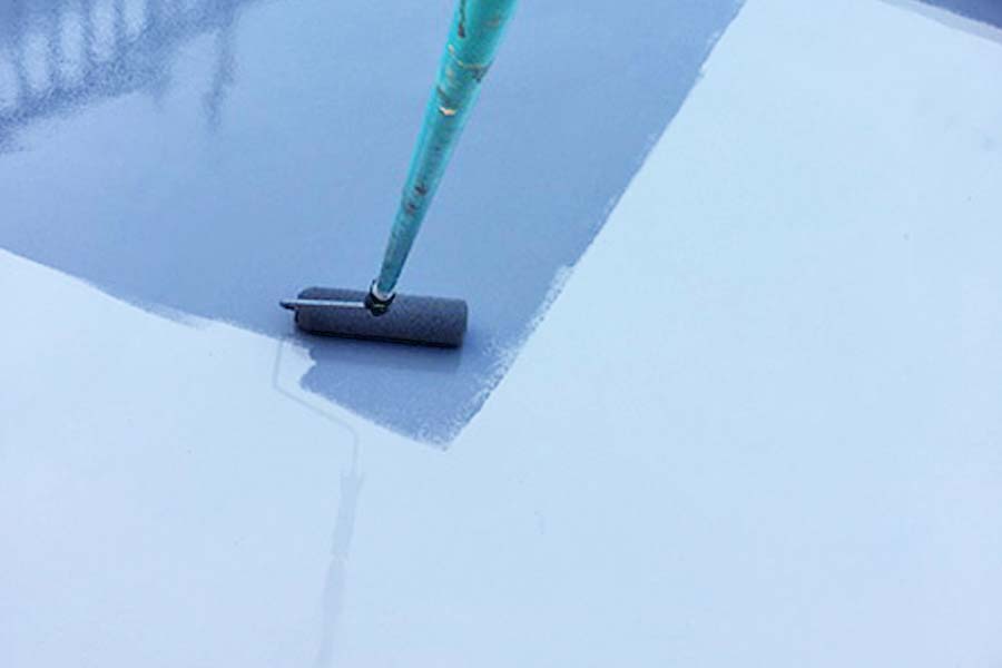 ウレタン塗膜防水工事①